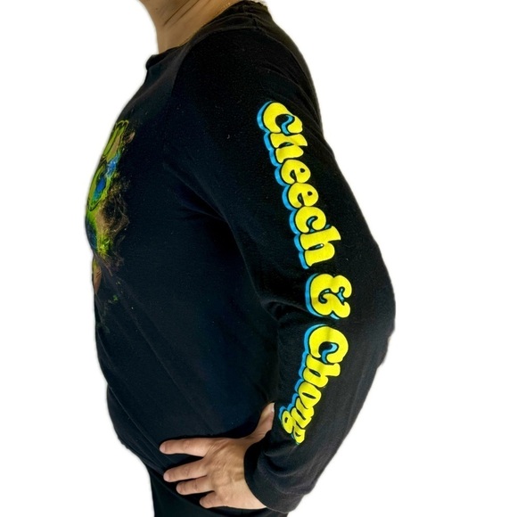 Cheech & Chong - size S/P 100% cotton long sleeve shirt - Picture 2 of 4